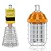 100W LED Drop Light for 400-500W HID/HPS/MH Replacement, 13,500 Lumens, Spring Loaded Safety Latch, High Bay Lighting, Wire Guard, 100-277VAC Rated, UL Listed & DLC Qualified (5000K Cool White)