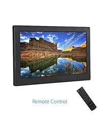 Eyoyo 8 inch 1024768 Resolución de visualización IPS Monitor HDMI 4: 3 TFT LCD Mini Apoyo AV HDMI VGA BNC USB de entrada con mando a distancia para PC CCTV Seguridad para el hogar, 30.48 cm