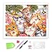 Craftymint DIY Diamond Painting Kits for Adults and Kids - Full Drill 5D Dotz by Numbers Kit - Large 16x20