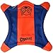 Chuckit! Flying Squirrel Fetch Dog Toy - Water Floating Flyer - Soft and Durable Polyester Canvas Construction - For Large Dogs - Size Large - 11-inch Diameter - Pack of 1 - Orange and Blue