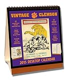 Clemson Tigers 2015 Easel Desktop Vintage Football Calendar by 