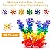 SHAWE Kids Building Block Toy, 90 Pieces Mighty Molecules Big Size STEM Toys, Interlocking Solid PE Plastic Building Sets, Educational Games, Sensory Fidget Toys, Safe Material for Kids