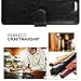 FYY Case for Samsung Galaxy Note 9, Handmade Flip Folio Note 9 Case Wallet [Kickstand Feature] With ID and Credit Card Protector for Samsung Galaxy Note 9 (2018) Black