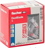 fischer DuoBlade S LD Self-Drilling Plasterboard Plug 25 pcs 4.5x40 screws view 2