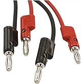 Pomona B-36-02 Banana Plug Patch Cord (Set) (Pack of 2)