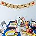 Welcome Banner Burlap - First Day of School Banner - Teacher Banner - Classroom Decor- Back to School Decorations - Office Decor - Welcome Banner for Party