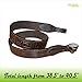 VVV-Group Total Sale!Real Leather Rifle Sling with Embossed Design for Hunting, Shooting Sport (Luxury Brown)