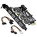 SupaHub PCI-E to Type C (1), Type A (4) USB 3.0 5-Port PCI Express Expansion Card, Capable of Expanding + 2 USB 3.0 Ports with Internal 20-Pin Connector, Includes Drivers & Power Cables