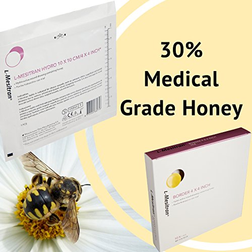 LMesitran Hydro Dressing with 30 Medical Grade Honey. Hydrogel Pad