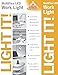Light It! By Fulcrum, 6-LED Clip On Desk Lamp, Wireless, Silver