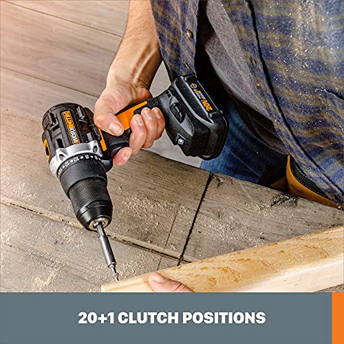 Worx WX960L Nitro 20V Cordless Impact Driver & Drill/Driver Brushless