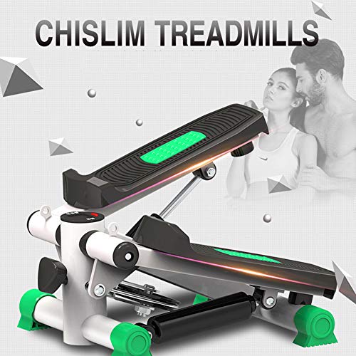 KENL-Mini-Stepper-Fitness-Cardio-Exercise-TrainerHeight-Adjustable-Stepper-Twisting-MachineStepper-Exercises-Equipment-with-Monitor-and-Resistance-BandsNormal-Version