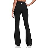 HeyNuts Mellow Flare Leggings 29"/30.5"/32.5"/34.5", High Waisted Tummy Control Wide Leg Bootcut Yoga Pants Lounge Soft