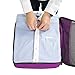 BAGSMART Travel Packing Cubes 3 Sets Luggage Packing Organizer for Carry-on Accessories, Purple