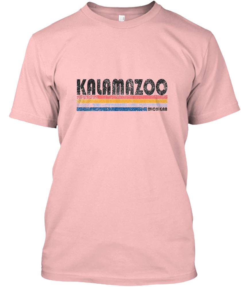 Vintage 1980s Style Kalamazoo Michigan Tshirt Tagless Tee Teevimy