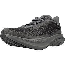 Hoka Women's Mach 6 Sneaker, Black/Black, 5