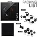 GV2 Stereo Earbuds, Wired Sweatproof Sport Earbuds, Earphones with Microphone and Noise Canceling Function for Running or Workout (JINUCN-GV2Black.)