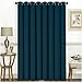 Mellanni Thermal Insulated Blackout Curtains - 1 Panel - Window Treatments / Drapes for Bedroom, Living Room with Silver Grommet and 1 Tieback (1 Panel, 84