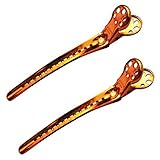YS Park Hair Sectioning L-Clips for Hair Salons & Stylists (Gold)
