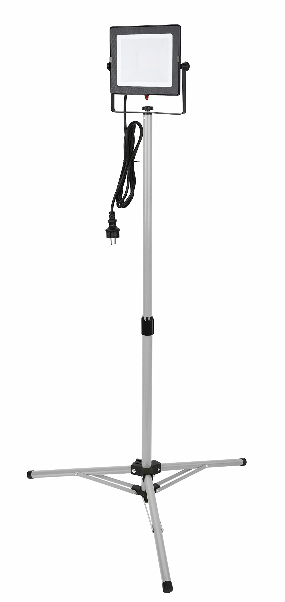 Electraline LED Spotlight on Tripod, Grey, 63440 50W
