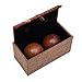 THY COLLECTIBLES Natural Texture Rosewood Chinese Healthy Exercise Massage Baoding Balls