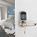 HAIFUAN Right Hand Electronic Keyless Code Door Lock,Unlock with Code,Mifare Card, and Mechanical Key
