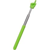 Retractable Teacher Pointer for Classroom Kids Reading, Dumero Extendable Finger Pointer Stick, School Collapsible Telescoping Long Hand Pointing Stick, Classroom Must Have Supplies Essentials, Green