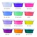 Meland Clear Crystal Slime Kit, 12 Colors