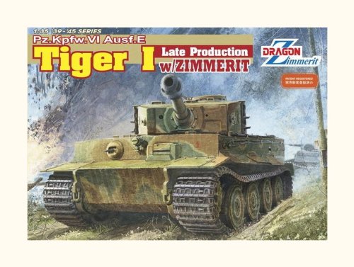 Dragon 1/35 Tiger I Late Production w/Zimmerit