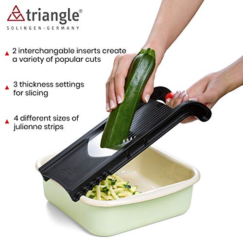 triangle Germany Vegetable Slicer, ProfessionalGrade Mandolin with