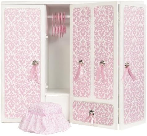 Amazon Com Our Generation Dolls Wooden Wardrobe For 18 Dolls Pink Toys Games