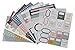SiCoHome Scrapbooking Stickers Tags Decorative Scrapbook Sticker,8 sheets 6.6x4.5inch scrapbooking supplies Sticker Adhesive