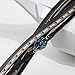 Artilady Shinning wrap Clasp Bangle for Women (Druzy Blue)