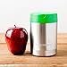 LunchBots Thermal 12 oz Triple Insulated Food Container - Hot 6 Hours or Cold 12 Hours - Leak Proof Thermos Soup Jar - All Stainless Interior - Green