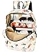 School Bookbags for Girls, Cute Pineapple Backpack College Bags Daypack Travel Bag by Mygreen (Beige-Large)