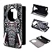 LG G3 Case , ivencase View Window Painting Art Tribal Elephants Style Design PU Leather Flip Stand Case Cover For LG G3 + One 