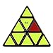 D-FantiX Qiyi Pyramid Cube, 3x3 Pyramid Speed Cube Triangle Cube Puzzle Black