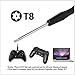 Kingsdun T8 T8H Torx Screwdriver, Security Screwdriver Set for Xbox One,Xbox 360 Controller,PS3, PS4 and Macbook Repair