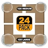 TinyPatrol 24 Baby Caring Corner Guards Baby Proofing [Safer Environment and Peace of Mind] Edge Furniture Protector - Easy Set-up 3M Stickers for Tables, Chairs, Cabinets [Baby Safety]