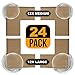 TinyPatrol 24 Baby Caring Corner Guards Baby Proofing [Safer Environment and Peace of Mind] Edge Furniture Protector - Easy Set-up 3M Stickers for Tables, Chairs, Cabinets [Baby Safety]