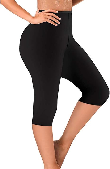 L&Sports 2mm Neoprene Pants Women Weight Loss Ninth Sauna Leggings