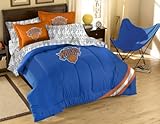 NBA New York Knicks Full Bed in a Bag with Applique Comforter