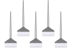 DS. DISTINCTIVE STYLE Hair Dye Applicator Brushes 5 Pieces Long Handle Soft Bristles Hair Coloring Kit Salon Bleach Tinting D