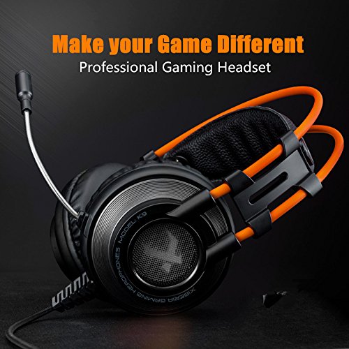 Gaming Headset for PS4 Xbox One, Micolindun Over Ear Gaming Headphones with Mic, Stereo Bass Surround, Noise Reduction for Laptop, PC, Mac, iPad, Smartphones - Thumbnail 3