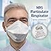 N95 Mask NIOSH Certified Fold Flat Face Mask SAS, 1 Mask (Individually packed)thumb 1