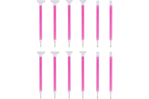 KUANFINE Set of 12 Diamond Painting Pen with 3 Drill Size 5D Diamond Embroidery Pen Correction Pen for DIY Diamond Rhinestone Painting