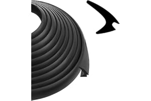 TIKSCIECNE RV Window Rubber Seal Strip 1/2'' x 1/4'' Fit for Boats RV Window Edge Waterproof Weatherstrip Rubber Window Locki