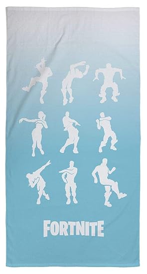 Fortnite Danse Serviette De Toilette Bleu Blanc - 