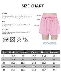EXARUS Girls Flowy Butterfly Shorts Athletic 2 in 1