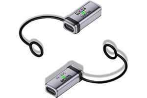 SXRYHHTD USB-C Female to Female Adapter, 240W Charging and 120Gbps Data Transfer USB C Coupler, 16k@60hz Video Type C Extende